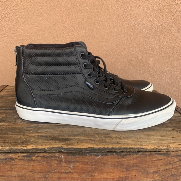 Vans Black SK8-Hi Top Sneakers - Picture 2 of 7